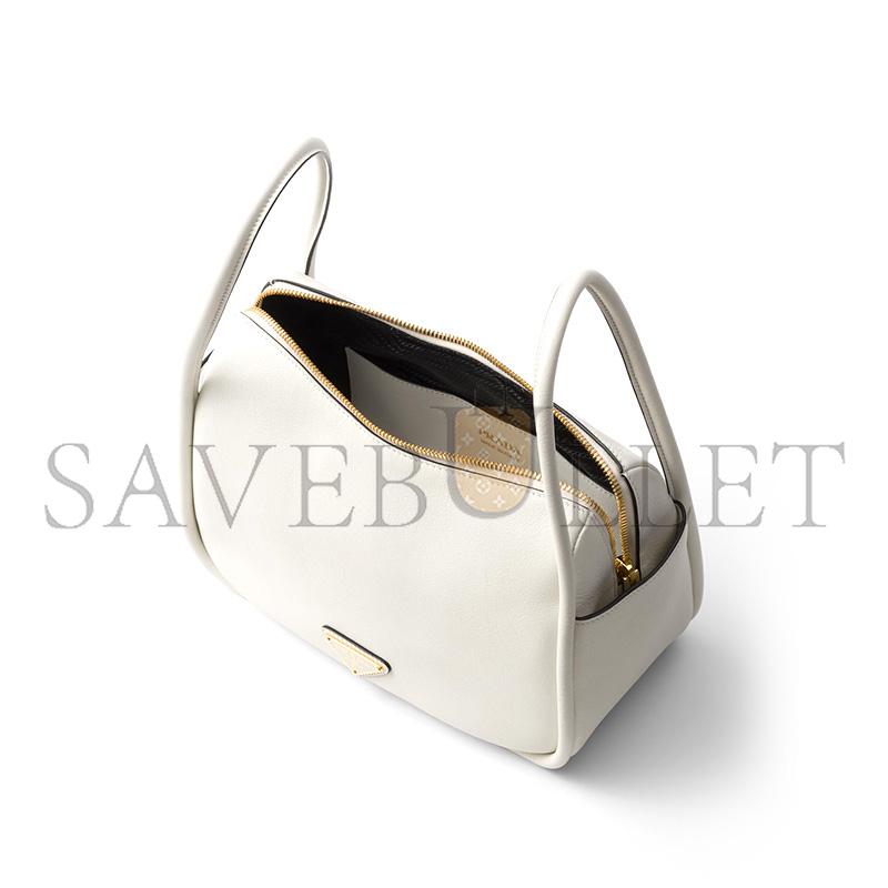 Pra*a darling leather handbag 1ba451 (25*18*10.5cm)